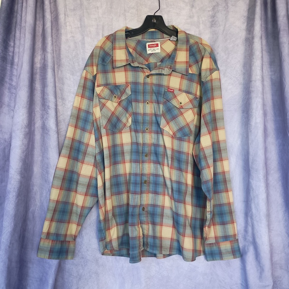 Wrangler Western Plaid Shirt Cowboy